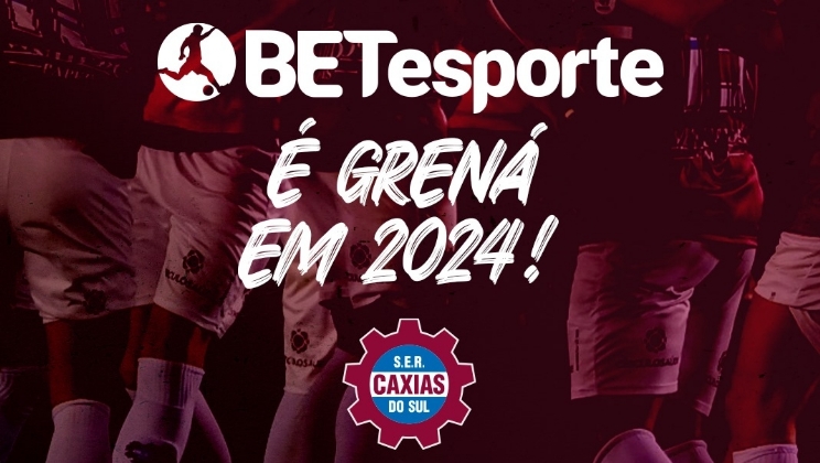 Caxias anuncia BETesporte como novo patrocinador em 2024