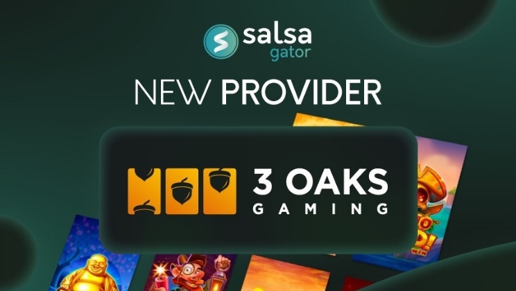 Jogos da 3 Oaks Gaming chegam aos clientes do Salsa Gator