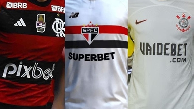 Corinthians, Flamengo, and São Paulo increase sponsorship by 180% with betting companies