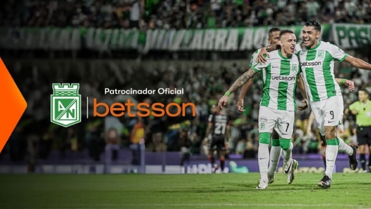 Betsson se torna o patrocinador oficial do Atlético Nacional, o maior clube na Colômbia