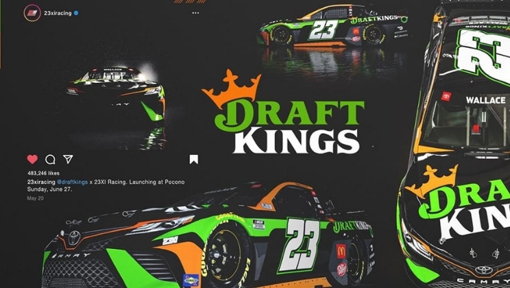 DraftKings fecha parceria com a Nascar e se aproxima da permissão para operar na Carolina do Norte