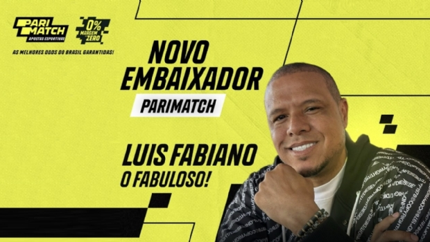 Parimatch anuncia Luís Fabiano como novo embaixador de marca