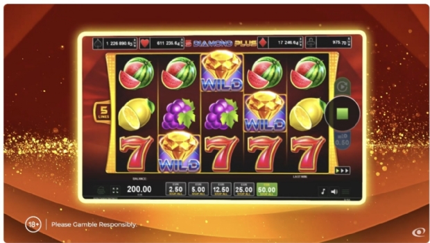 Amusnet launches its latest online slot 5 Diamond Plus