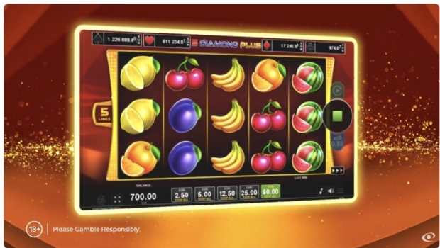 Amusnet launches its latest online slot 5 Diamond Plus