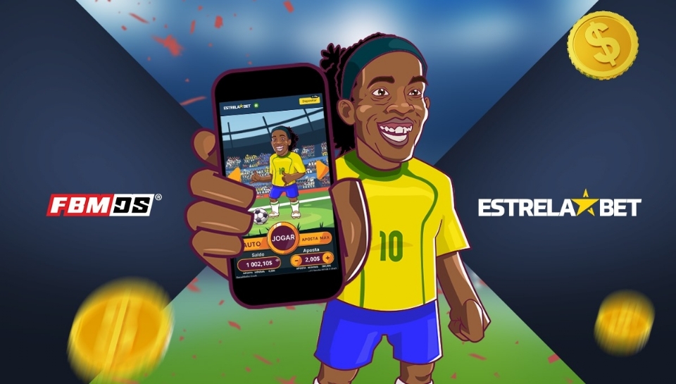 FBMDS and EstrelaBet kick-off epic online casino gaming alliance with Ronaldinho Crash – ﻿Games Magazine Brasil