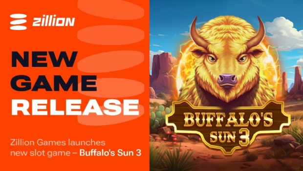 Zillion Games lança um novo slot: Buffalo's Sun 3