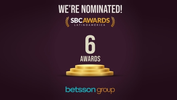 Betsson é finalista em seis categorias do SBC Awards Latinoamérica 2024