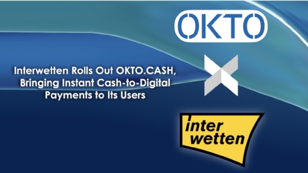 Interwetten lança OKTO.CASH: pagamentos instantâneos de dinheiro para digital aos seus usuários