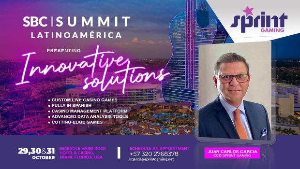 Sprint Gaming announces the presence of its CCO at SBC Summit Latin America 2024