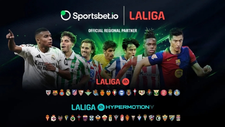 Sportsbet.io se torna parceiro oficial de apostas da LALIGA