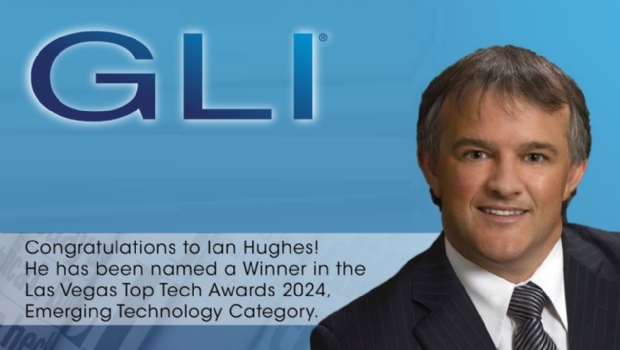 GLI CCO Ian Hughes receives important recognition in the Las Vegas Top Tech Awards 2024