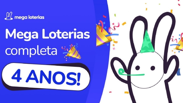 Mega Loterias celebra 4 anos de inovação e sucesso no mercado de apostas online