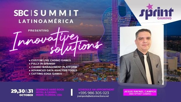 Sprint Gaming looks forward to a great participation in SBC Summit Latin America 2024