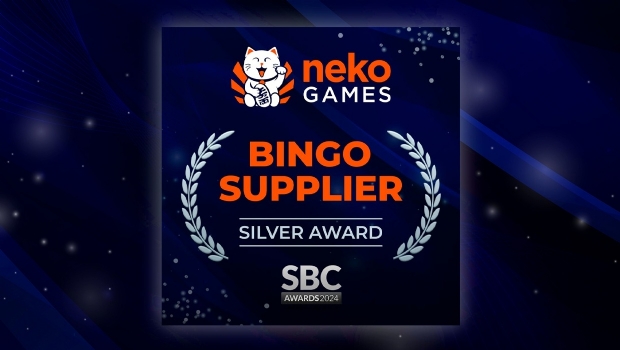 Neko Games® ganha prata como Fornecedor de Bingo e Loteria no SBC Awards Latinoamérica 2024