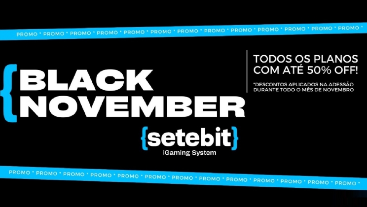 Setebit lança promoção Black November com descontos de até 50% para plataformas de iGaming