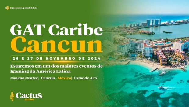 Cactus Gaming leva tecnologia e inovação ao último evento do ano na GAT Caribe Cancún, no México