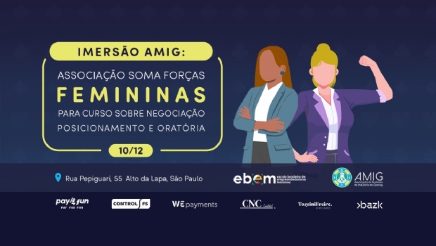 AMIG soma forças femininas para curso sobre negociação, posicionamento e oratória