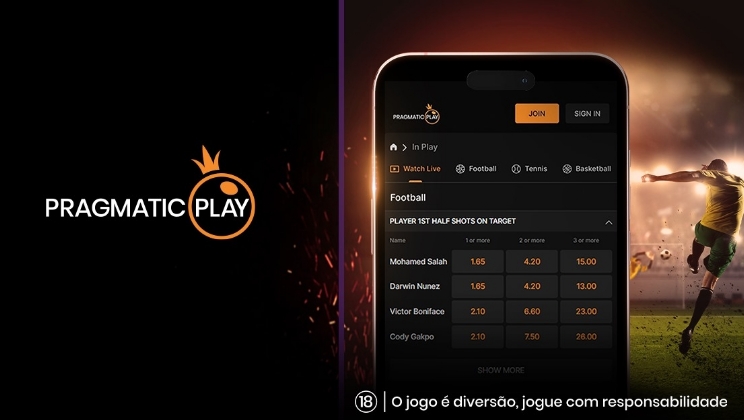 Pragmatic Play adiciona mercados de jogadores de futebol à oferta de apostas esportivas