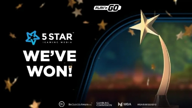 Play’n GO celebrates multiple win at 5 Star Media Awards