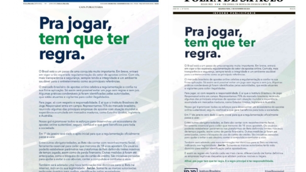 Com inédita e cara campanha publicitária, IBJR lança o manifesto “Pra jogar, tem que ter regra”