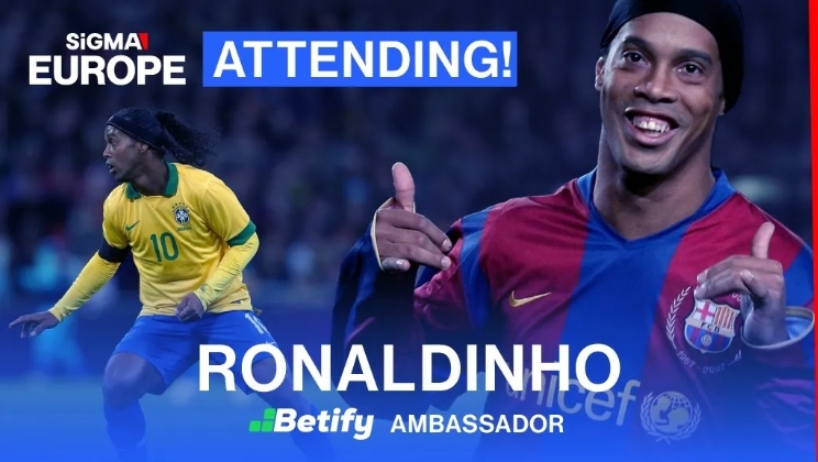 SiGMA Europe 2024 inaugura com a lenda do futebol brasileiro Ronaldinho