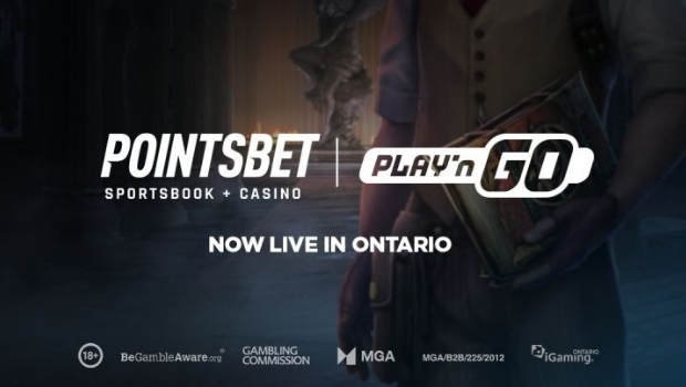 Play’n GO anuncia parceria com a operadora canadense PointsBet