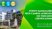 Tech Campus da Zitro em Bangalore obtém a certificação ISO 9001:2015