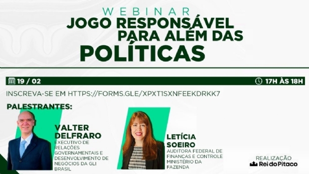 Rei do Pitaco realiza webinar para discutir ações de conscientização e relação saudável com apostas