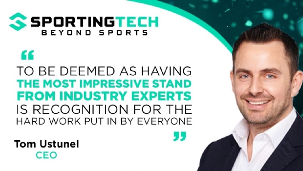 Sportingtech rounds off successful ICE London with Stand of the Year award