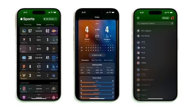 Apple launches new sports app with real-time scores, stats and betting odds