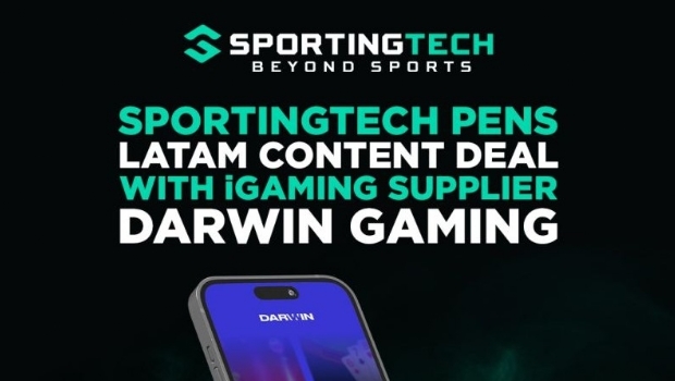 Sportingtech firma acordo de conteúdo para LatAm com o fornecedor de iGaming Darwin Gaming