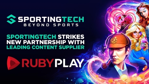 Sportingtech assina parceria com o fornecedor de conteúdo RubyPlay