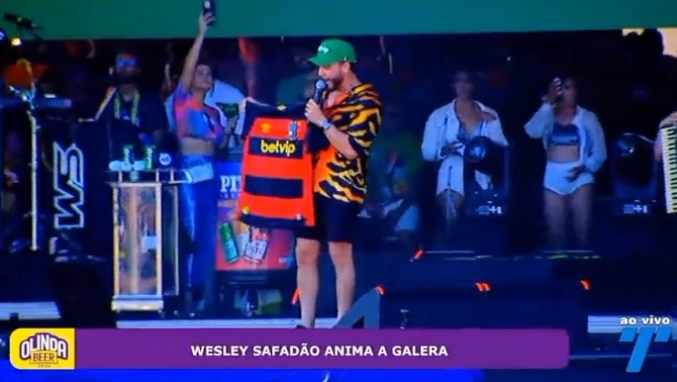 Wesley Safadão anuncia a Betvip como novo patrocinador máster do Sport