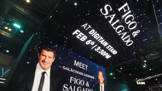 Digitain agitou o primeiro dia da ICE London com as estrelas Luis Figo e Michel Salgado