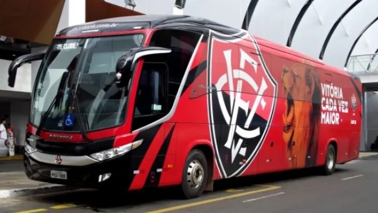 Betsat presenteará o Vitória com ônibus novo de R$ 2,3 milhões para a equipe principal