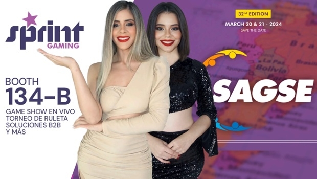 Sprint Gaming apresenta seu Game Show e Torneio de Roleta ao Vivo na SAGSE LATAM