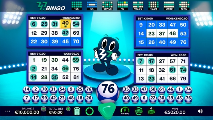 Brasileira Caleta Gaming lança jogo customizado 747 Bingo