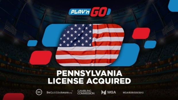 Play’n GO recebe licença da Pensilvânia