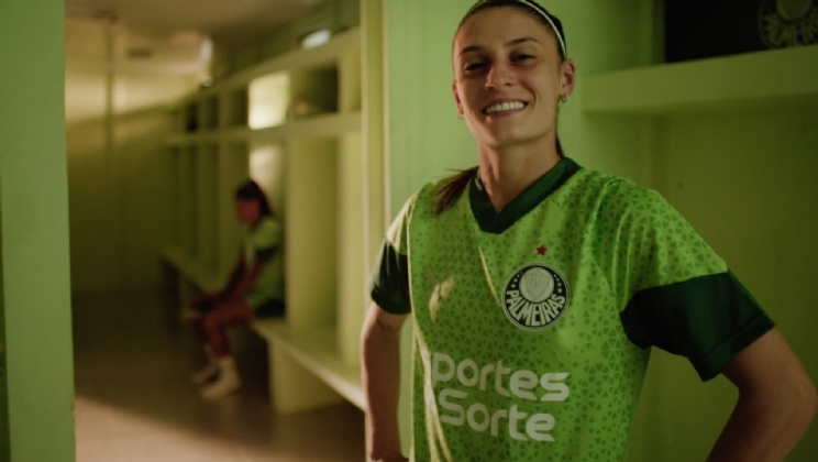 Palmeiras e Esportes da Sorte lançam campanha em apoio ao futebol feminino