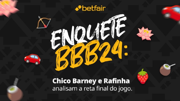 Betfair promove live especial com Rafinha e Chico Barney sobre o BBB 24