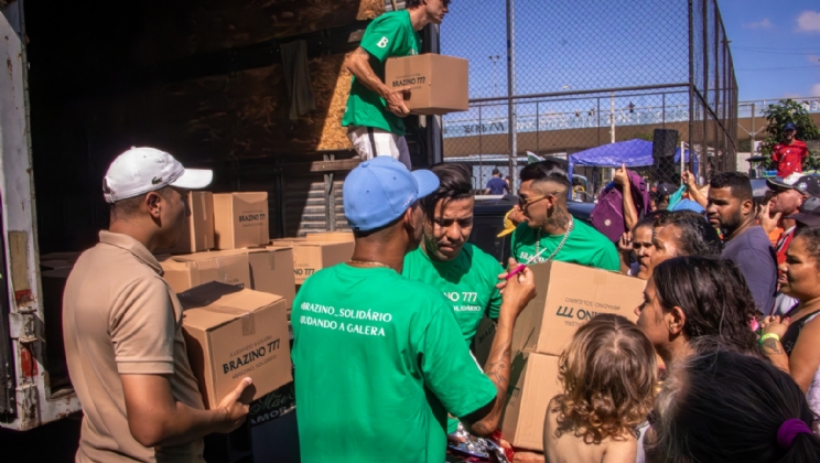 Brazino777 auxilia as comunidades mais necessitadas de Santo André na Páscoa