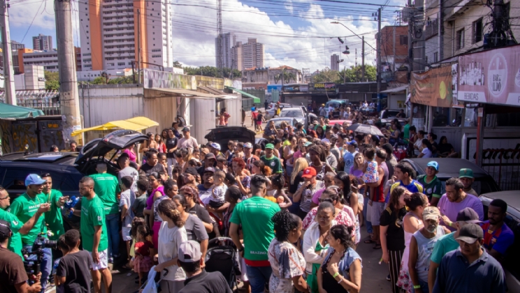 Brazino777 auxilia as comunidades mais necessitadas de Santo André na Páscoa