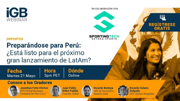 Sportingtech e iGB organizam webinar para discutir o mercado regulado do Peru