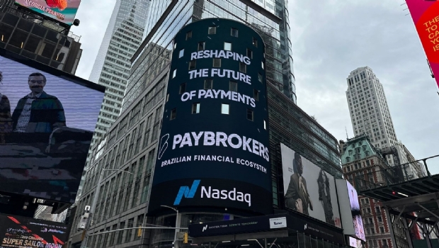 PayBrokers expõe sua marca no billboard da Nasdaq