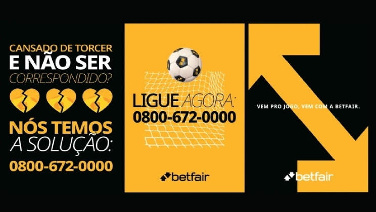 Betfair lança campanha "Central Contra Sofrimento" para apoiar torcedores brasileiros