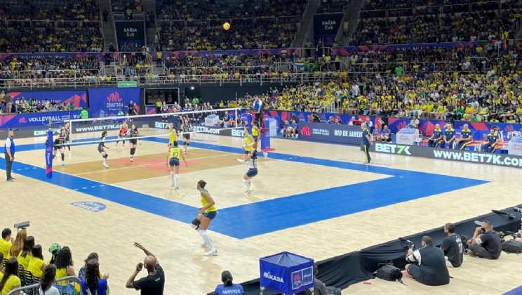 Bet7k marca presença na Liga das Nações de Voleibol com patrocínio, ativações e sorteios