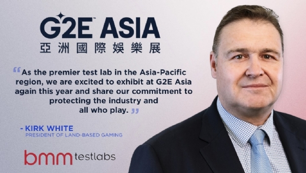 BMM Testlabs reinforces its global market coverage attending G2E Asia in Macao