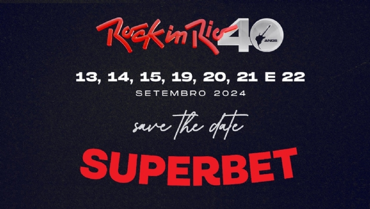 Superbet exibe marca no Rock in Rio para associar aposta a entretenimento