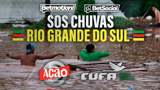 Betmotion leads campaign to aid victims of floods in Rio Grande do Sul