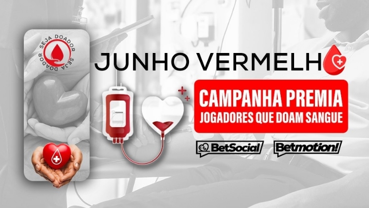 Betmotion apresenta campanha de incentivo à doação de sangue